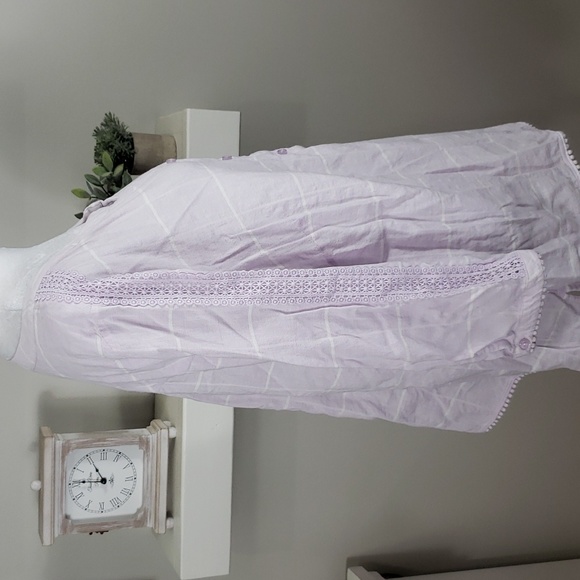 CJ Banks 3/4 Embroidered Sleeve Top - Picture 4 of 11